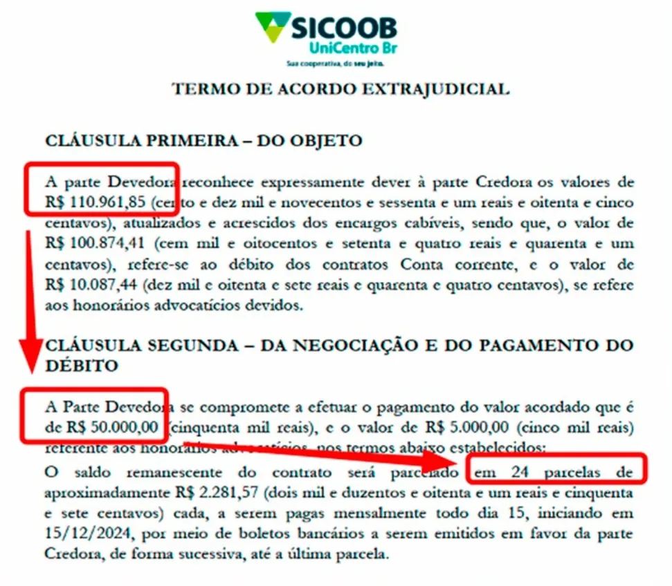 Comprovante — Sicoob