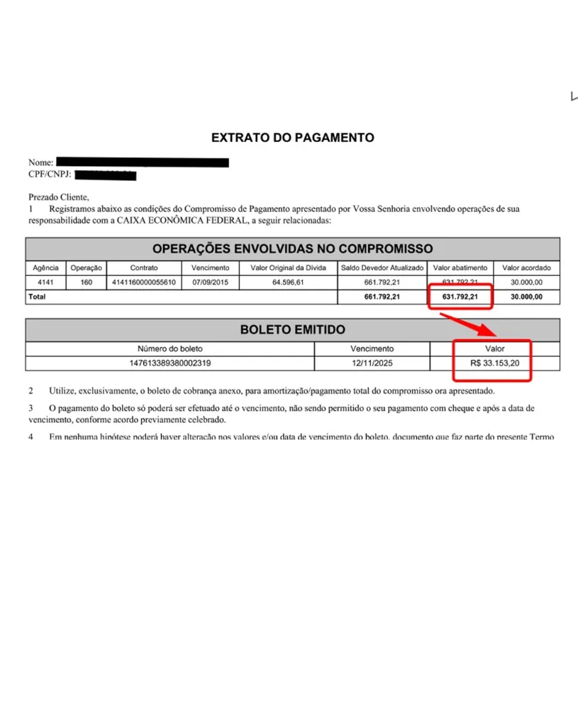 Comprovante — Caixa Econômica Federal